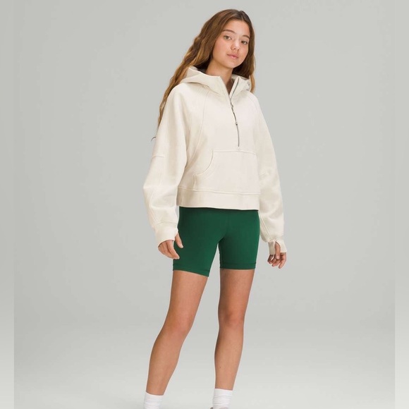 Lululemon Athletica Off-White Half-Zip Hoodie - Picture 2 of 3